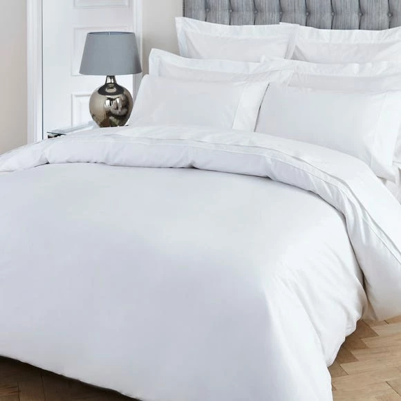 Hot Sale ๐ Dorma Dorma Egyptian Cotton 400 Thread Count Percale White Duvet Cover โค๏ธ - Image 2