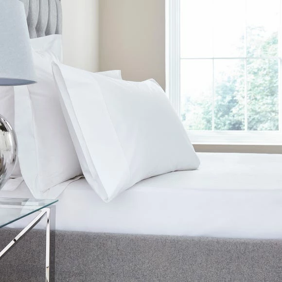 Promo ๐คฉ Dorma Dorma Egyptian Cotton 400 Thread Count Percale Standard Pillowcase ๐ - Image 2