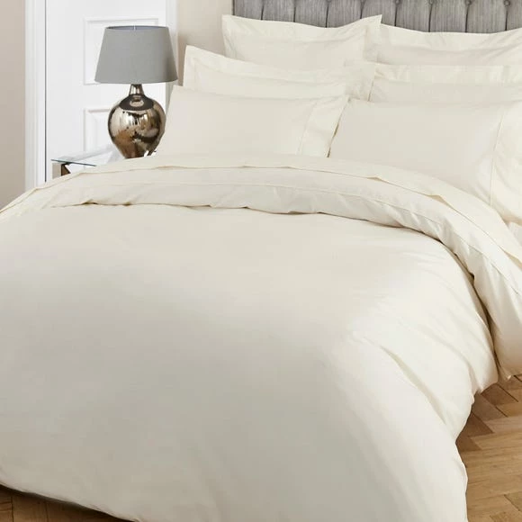 Best Pirce ๐คฉ Dorma Dorma Egyptian Cotton 400 Thread Count Percale Cream Duvet Cover ๐ - Image 2