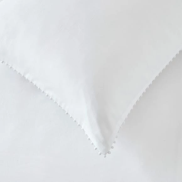 Promo ❤️ Dorma Purity Dorma Purity Nimes 300 Thread Count Cotton Sateen Oxford Pillowcase Pair 🥰 - Image 2