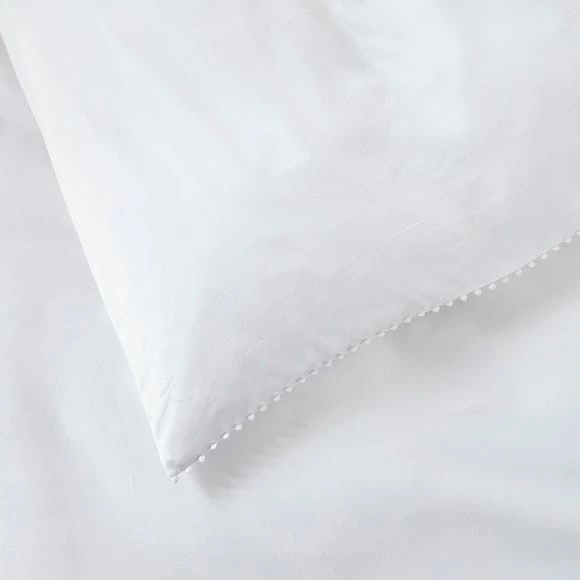 Promo ❤️ Dorma Purity Dorma Purity Nimes 300 Thread Count Cotton Sateen Oxford Pillowcase Pair 🥰 - Image 3