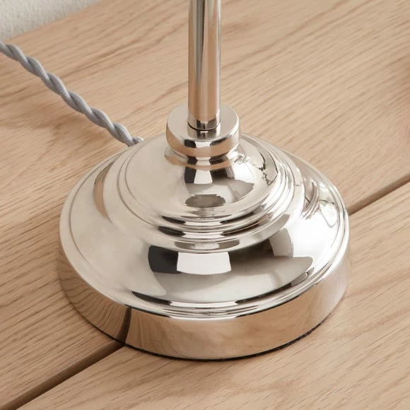 Buy ๐ Dorma Dorma Bedford Table Lamp Polished Nickel โจ - Image 4