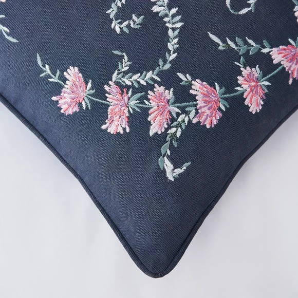 Best Pirce 😉 Dorma Dorma Winter Garden Navy Square Cushion 👏 - Image 3