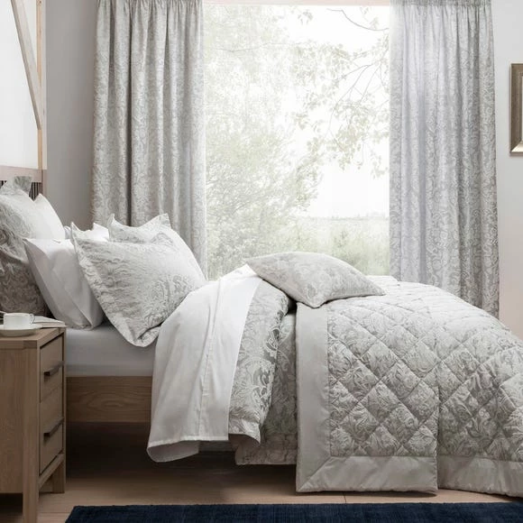 Cheapest โค๏ธ Dorma Dorma Winchester Grey Bedspread ๐ฅฐ