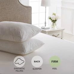 Promo 👏 Dorma Dorma Sumptuous Down Like Firm-Support Pillow Pair 👏