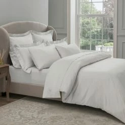 Deals โญ Dorma Dorma 300 Thread Count 100% Cotton Sateen Plain White Duvet Cover ๐