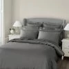 Outlet 🥰 Dorma Dorma 300 Thread Count 100% Cotton Sateen Plain Slate Duvet Cover ✔️