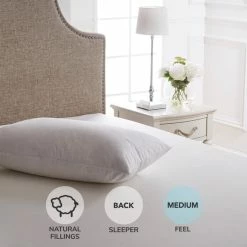 Wholesale ⌛ Dorma Dorma Luxurious White Goose Down Medium-Support Pillow 👏