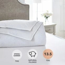 Buy 🔔 Dorma Dorma Luxurious White Goose Down 13.5 Tog Duvet ⌛