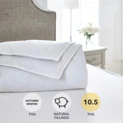 Promo ✨ Dorma Dorma Luxurious White Goose Down 10.5 Tog Duvet 😉