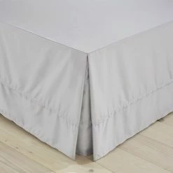 Hot Sale 🎁 Dorma Dorma 500 Thread Count 100% Cotton Sateen Silver Valance 😉