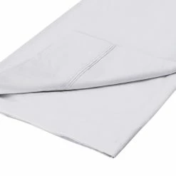Promo ⭐ Dorma Dorma 500 Thread Count 100% Cotton Sateen Plain Flat Sheet 🔔