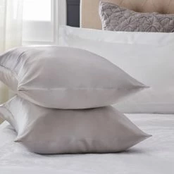 Wholesale 🛒 Dorma Dorma Silver Silk Pillowcase ⭐