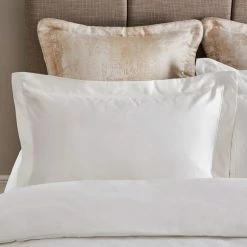 Buy ❤️ Dorma Dorma 1000 Thread Count Egyptian White Oxford Pillowcase 🧨
