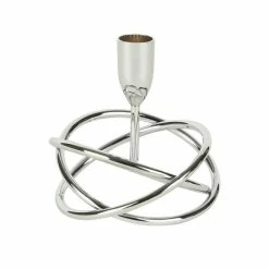 Hot Sale 🌟 Dorma Dorma Circle Silver Candlestick 🔥