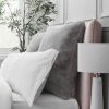 Buy 🌟 Dorma Purity Dorma Purity Faux Fur Grey Continental Pillowcase 🌟