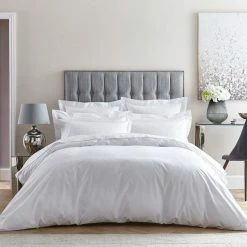 Hot Sale ๐ Dorma Dorma Egyptian Cotton 400 Thread Count Percale White Duvet Cover โค๏ธ