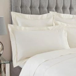 Cheapest 😀 Dorma Dorma Egyptian Cotton 400 Thread Count Percale Oxford Pillowcase 🌟