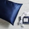 Discount 👍 Dorma Dorma Navy Silk Pillowcase 👏