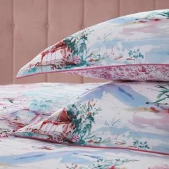 Hot Sale 👍 Dorma Dorma Tranquil Garden 100% Cotton Oxford Pillowcase Pair 👏