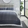 Budget 🎉 Dorma Dorma Abbotswood 100% Cotton Navy Duvet Cover and Pillowcase Set 🤩
