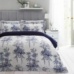 Cheap 😀 Dorma Dorma Madara Floral Reversible 100% Cotton Duvet Cover and Pillowcase Set 👍