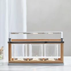 Deals 🔥 Dorma Purity Dorma Purity Wood and Chrome Triple Hurricane 🧨