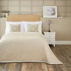 Coupon 🔥 Dorma Dorma Embroidered Bee Bedspread 👏