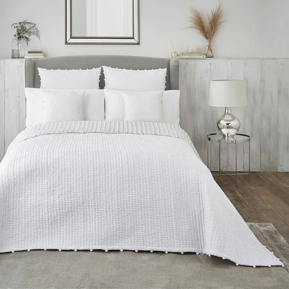 Outlet 🔔 Dorma Dorma Coddington White Bedspread ✔️