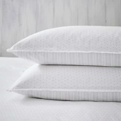 Brand new 🤩 Dorma Dorma Coddington White 100% Cotton Standard Pillowcase Pair 😍
