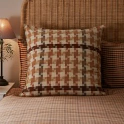 Brand new ๐ Dorma Dorma Hamish Check 100% Brushed Cotton Continental Pillowcase Pair ๐