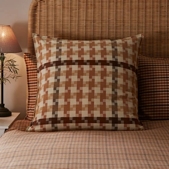 Brand new ๐ Dorma Dorma Hamish Check 100% Brushed Cotton Continental Pillowcase Pair ๐