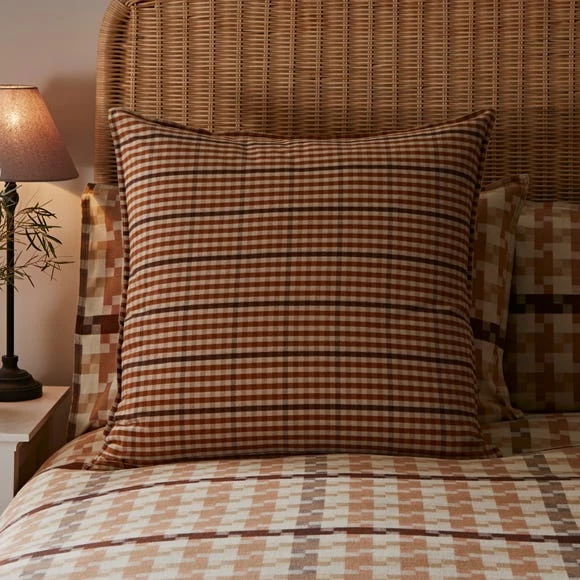 Brand new ๐ Dorma Dorma Hamish Check 100% Brushed Cotton Continental Pillowcase Pair ๐ - Image 2