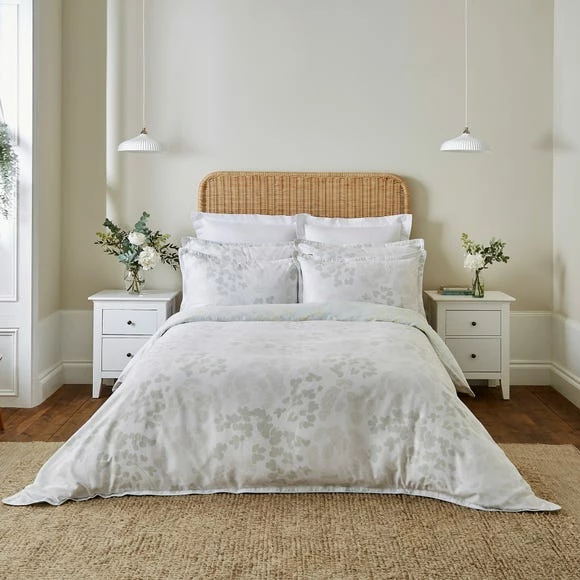 Best Sale โ Dorma Dorma Daylesford Green 100% Cotton Duvet Cover and Pillowcase Set ๐ - Image 2