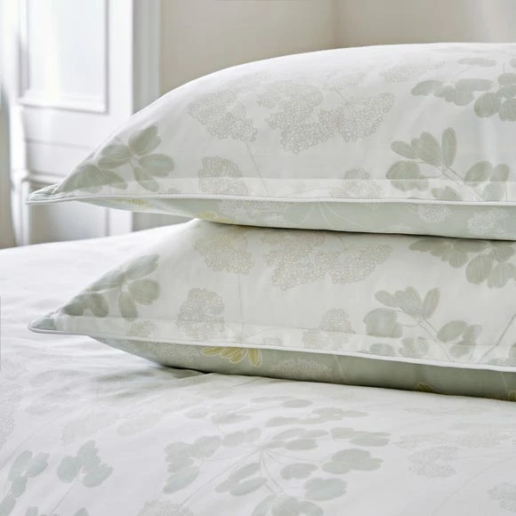 Best deal 😍 Dorma Dorma Daylesford Green 100% Cotton Oxford Pillowcase Pair 🔔 - Image 2