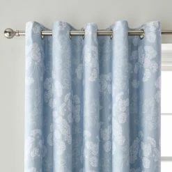 Buy 💯 Dorma Dorma Daylesford Blue Eyelet Curtains 😍