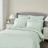 Brand new ⭐ Dorma Dorma 300 Thread Count 100% Cotton Sateen Plain Green Duvet Cover 🎉