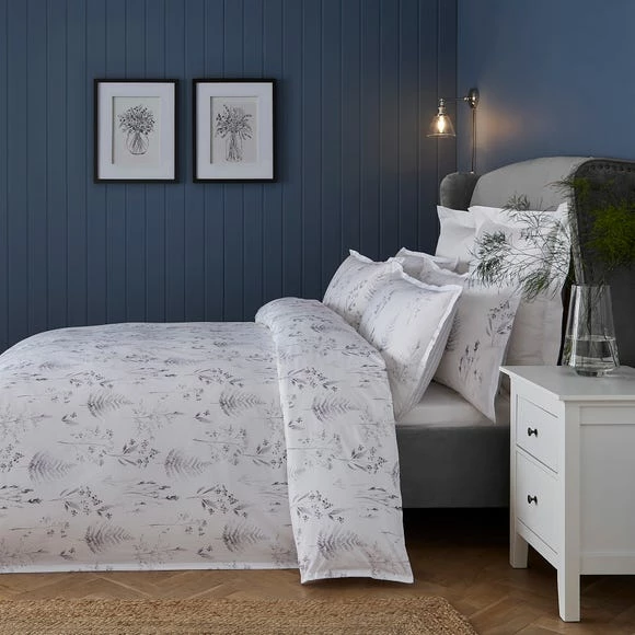 Budget 👍 Dorma Purity Dorma Purity Botanical 100% Cotton Duvet Cover and Pillowcase Set 🔥 - Image 2