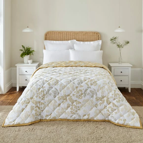 Best Sale ๐ฅ Dorma Dorma Daylesford Yellow 100% Cotton Bedspread ๐