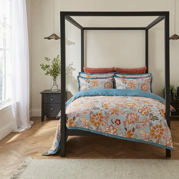 New โจ Dorma Dorma Samira 100% Cotton Duvet Cover and Pillowcase Set ๐