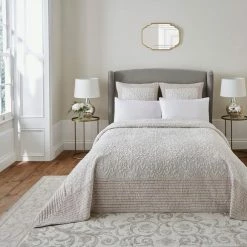 Discount ⌛ Dorma Dorma Charlbury Ivory Bedspread 🥰