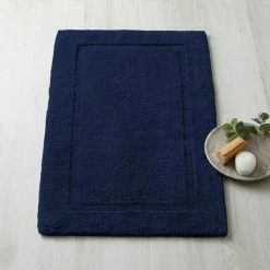 Best Sale ✨ Dorma Dorma Sumptuously Soft Navy Bath Mat 🎉