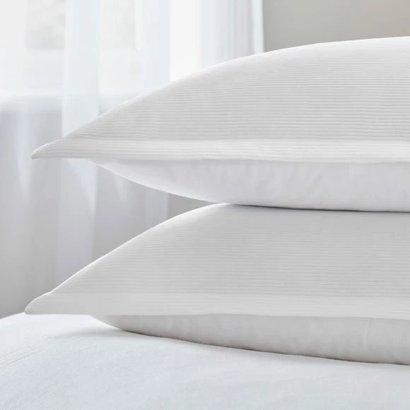 Coupon 😉 Dorma Purity Dorma Purity Tetbury 100% Cotton Duvet Cover and Pillowcase Set 🔔 - Image 5