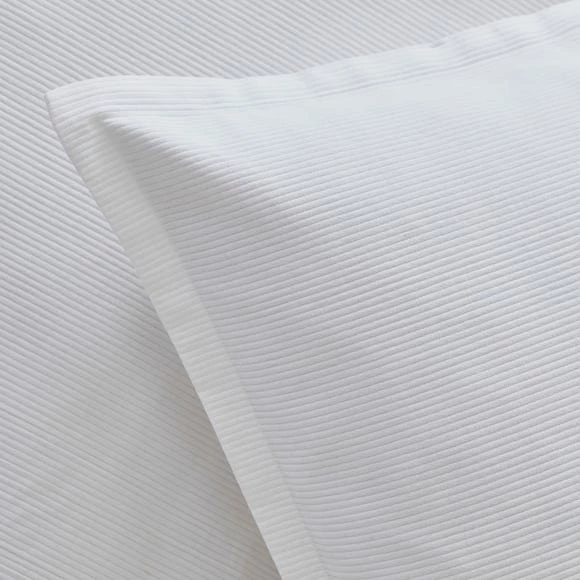 Coupon 😉 Dorma Purity Dorma Purity Tetbury 100% Cotton Duvet Cover and Pillowcase Set 🔔 - Image 6