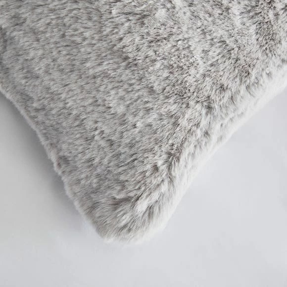 Wholesale 🥰 Dorma Purity Dorma Purity Faux Fur Grey Boudoir Cushion 🛒 - Image 3