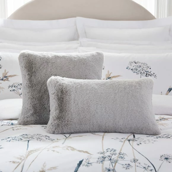 Wholesale 🥰 Dorma Purity Dorma Purity Faux Fur Grey Boudoir Cushion 🛒 - Image 4