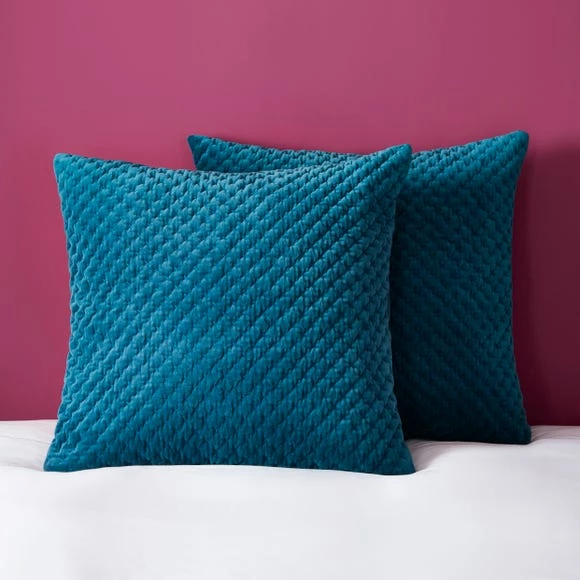 Top 10 ๐ Dorma Dorma Genevieve Teal Continental Square Pillowcase โ๏ธ