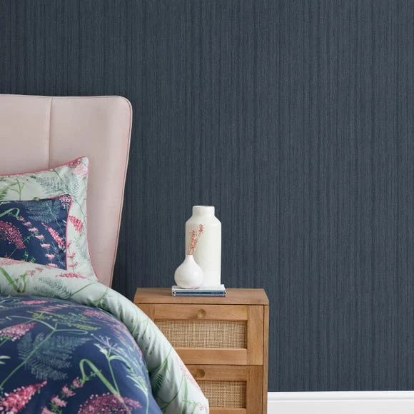 Promo ๐ Dorma Dorma Plain Indigo Ink Wallpaper ๐ - Image 3