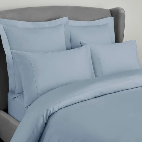 Best Pirce ✨ Dorma Dorma 300 Thread Count 100% Cotton Sateen Norfolk Blue Duvet Cover 👍 - Image 2