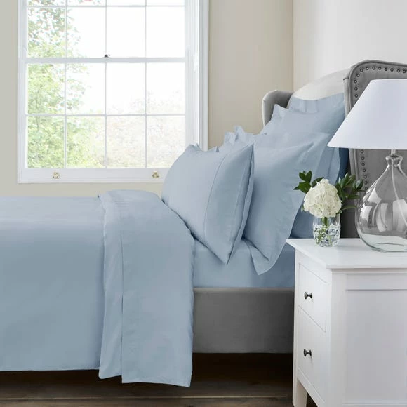 Best Pirce ✨ Dorma Dorma 300 Thread Count 100% Cotton Sateen Norfolk Blue Duvet Cover 👍 - Image 3